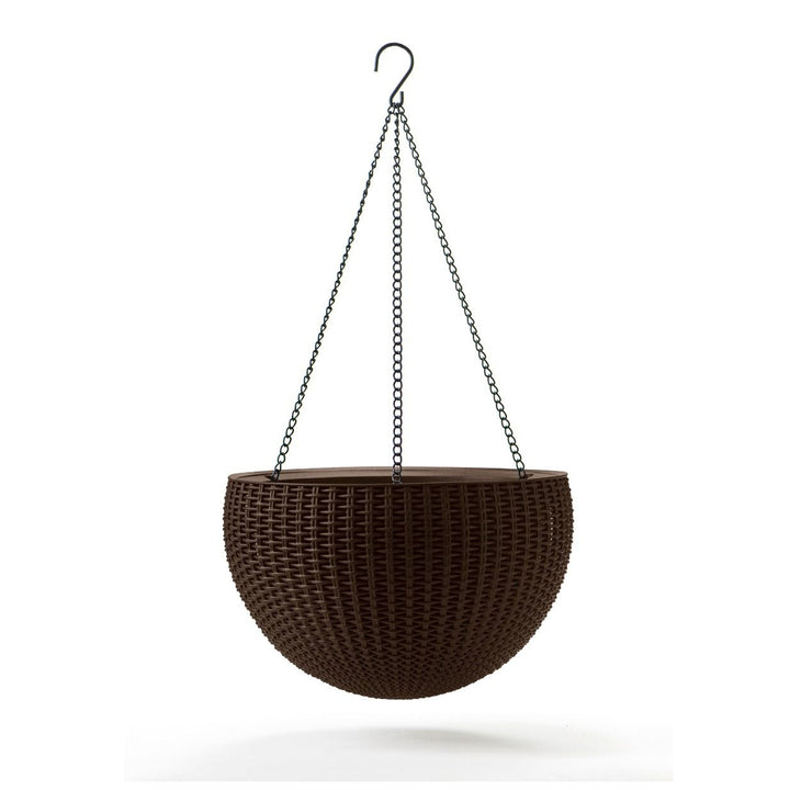 CURVER OUTDOOR Keter Sphere Planter braun in Rattanoptik
