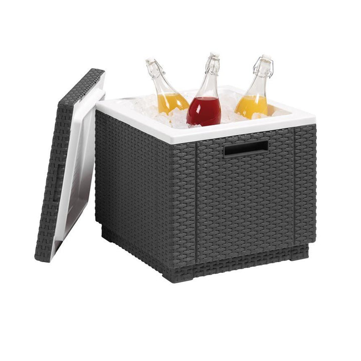 CURVER OUTDOOR Keter Allibert  Ice Cube Graphit  in Rattanoptik