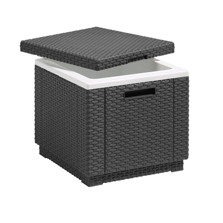 CURVER OUTDOOR Keter Allibert  Ice Cube Graphit  in Rattanoptik