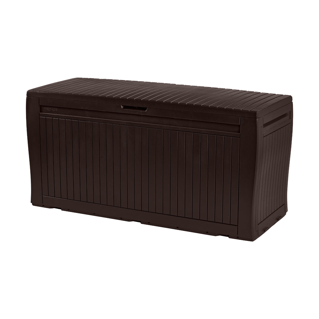 Keter Comfy 270L multifunktionelle Auflagenbox und Sitzmöglichkeit