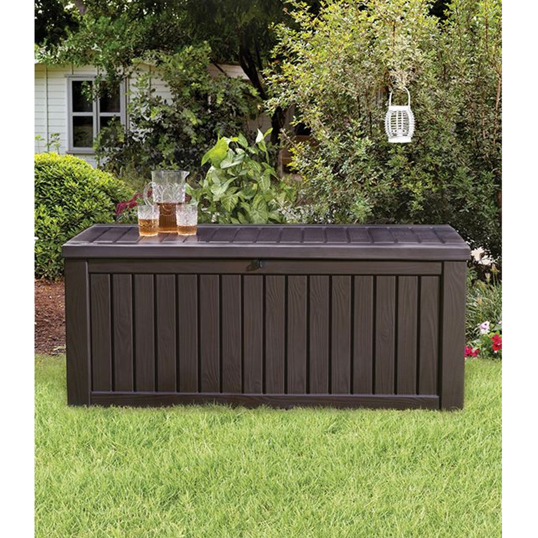 CURVER OUTDOOR Keter Rockwood 570 Liter braun in Holzoptik