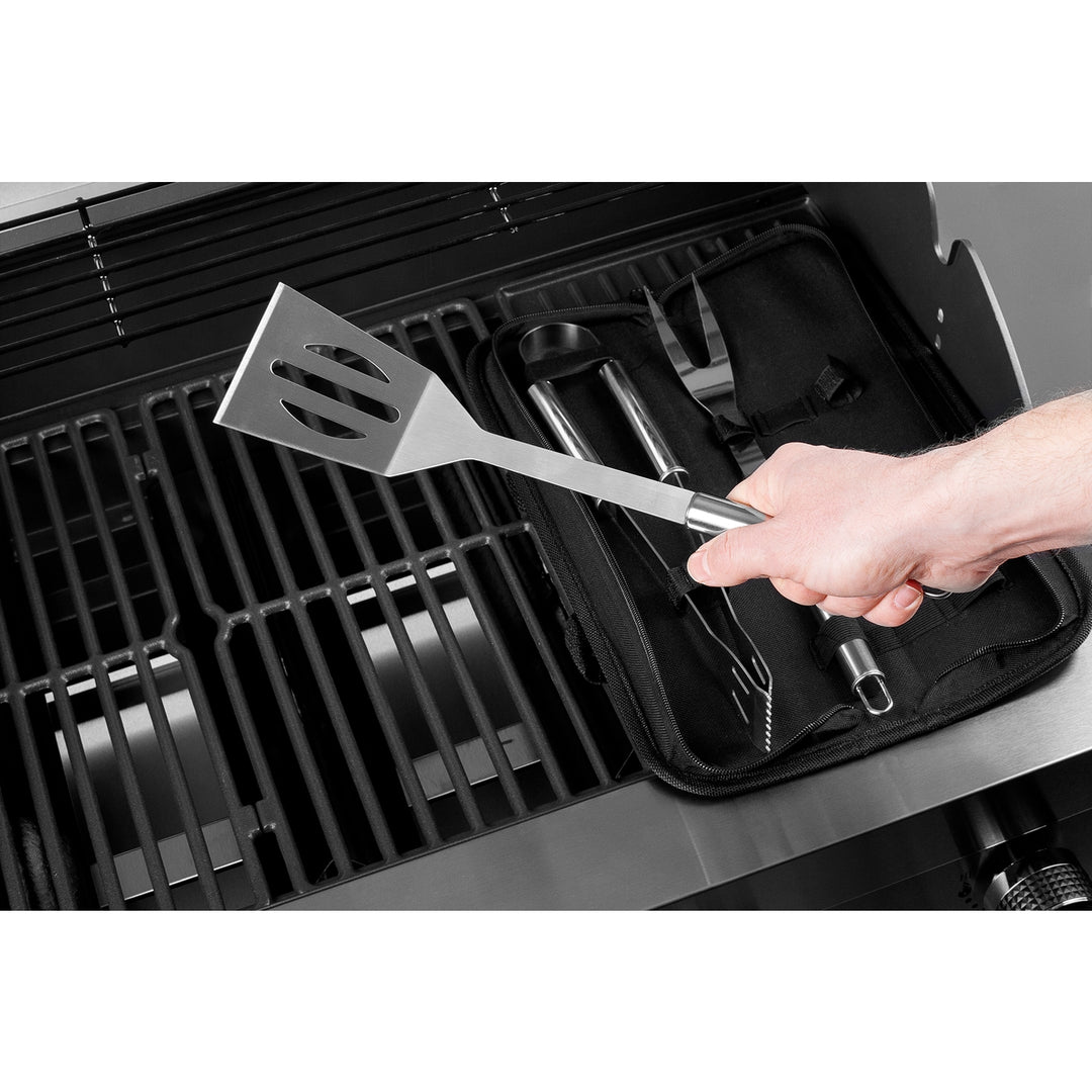 Teesa TSA0110 BBQ Besteckset zum Grillen aus Edelstahl Qualität