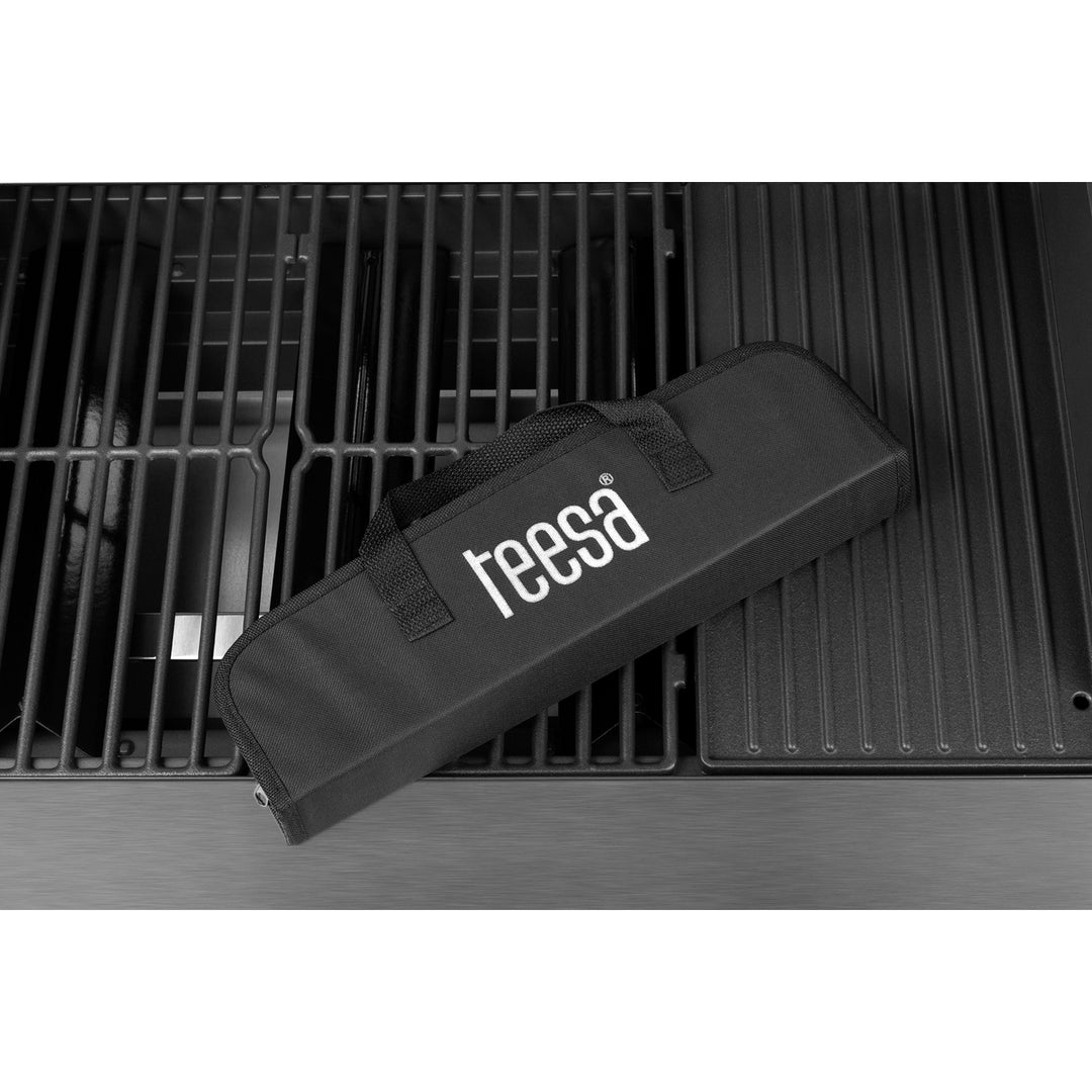 Teesa TSA0110 BBQ Besteckset zum Grillen aus Edelstahl Qualität
