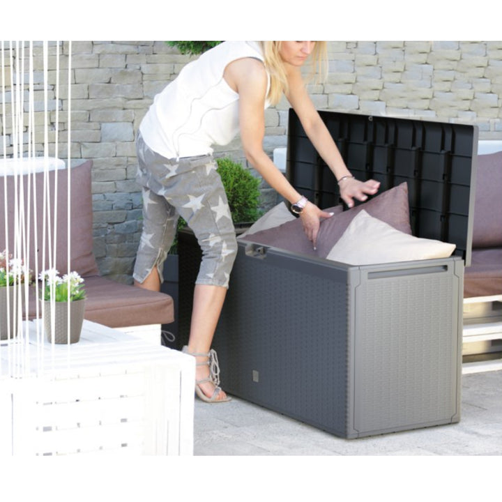 Gartenkiste Boxe Rato Plus 290L anthrazit Aurbewahrungsbox