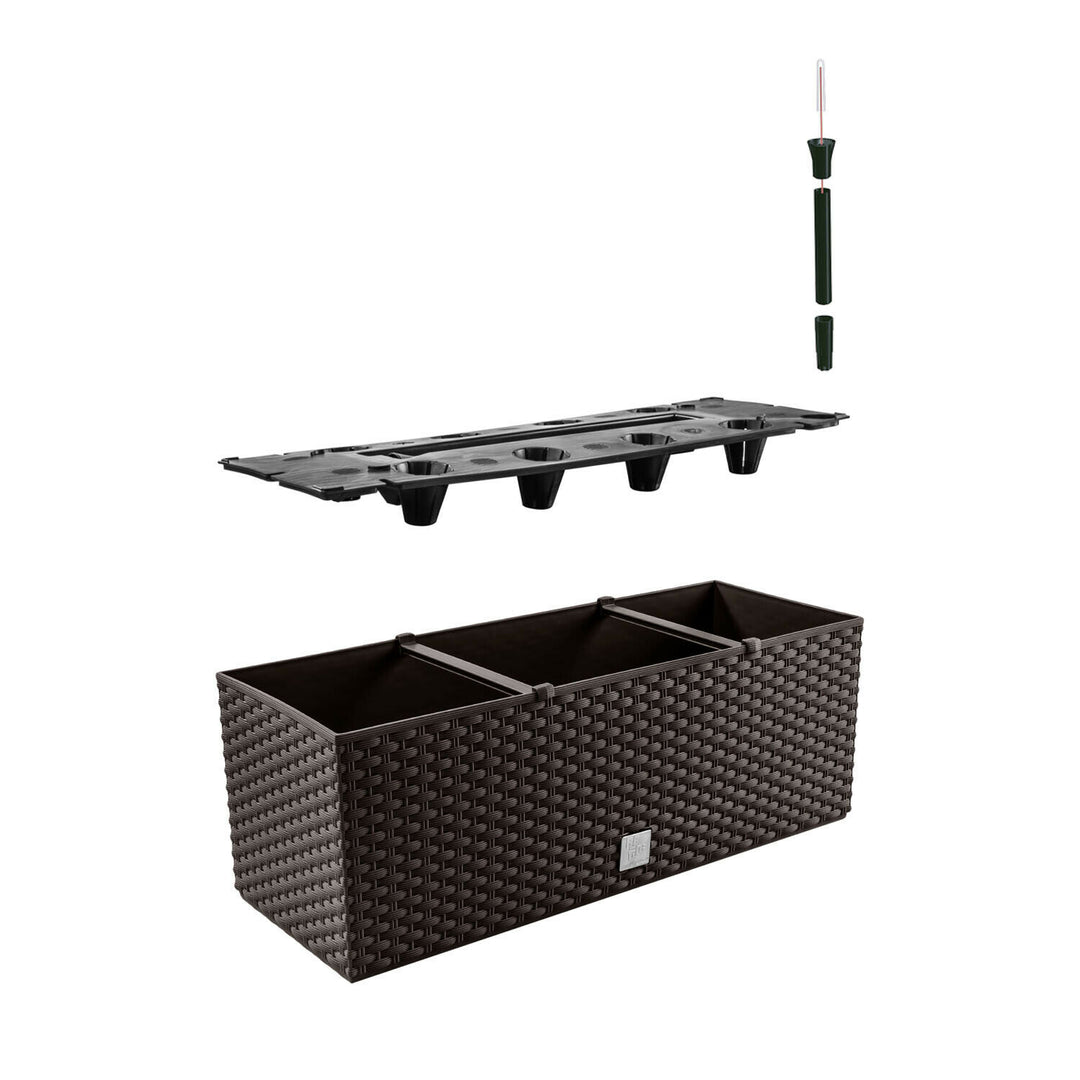Blumentopf Topf Prosperplast Rattan Style DRTC500 Rato Case