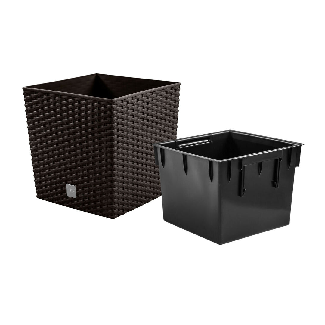Blumentopf mit Prosperplast Rato Low DRTS325L 440U Umbra