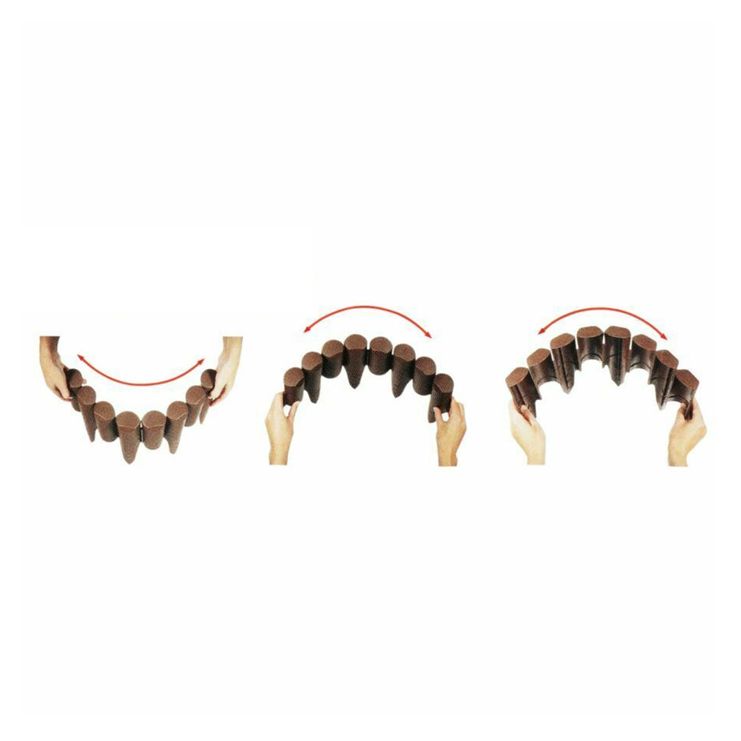 Palisade Gartenumrandung IPBO 2,5m braun 10 Elemente