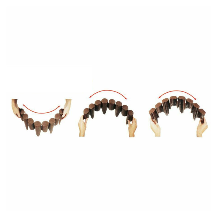 Palisade Gartenumrandung IPBO 2,5m braun 10 Elemente