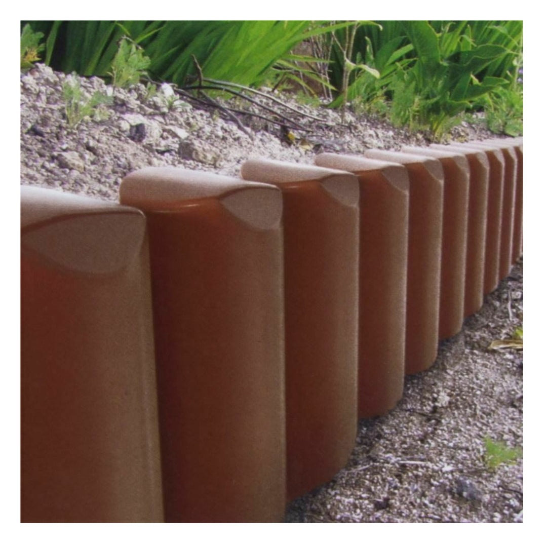 Palisade Gartenumrandung IPBO 2,5m braun 10 Elemente