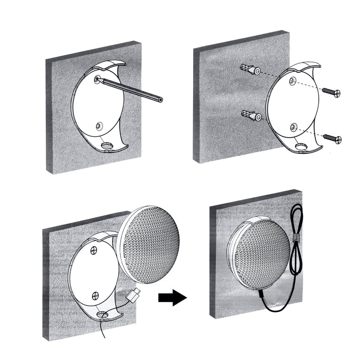 Lautsprecherwandhalterung Kompatibel mit Google Home Mini Lautsprecher Wall Mount Halter Halterung