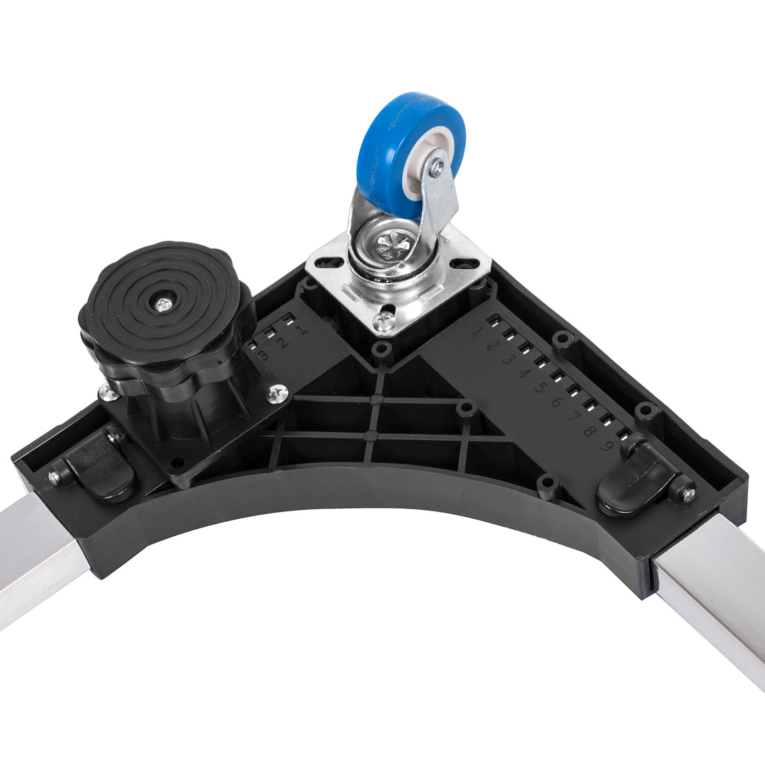 Maclean Brackets MC-855 mit Rädern, Füßen und Wasserwage