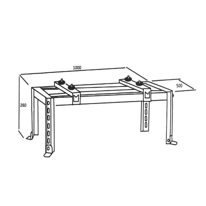 Maclean Brackets MC-864 Bodenständerr Klimaständer