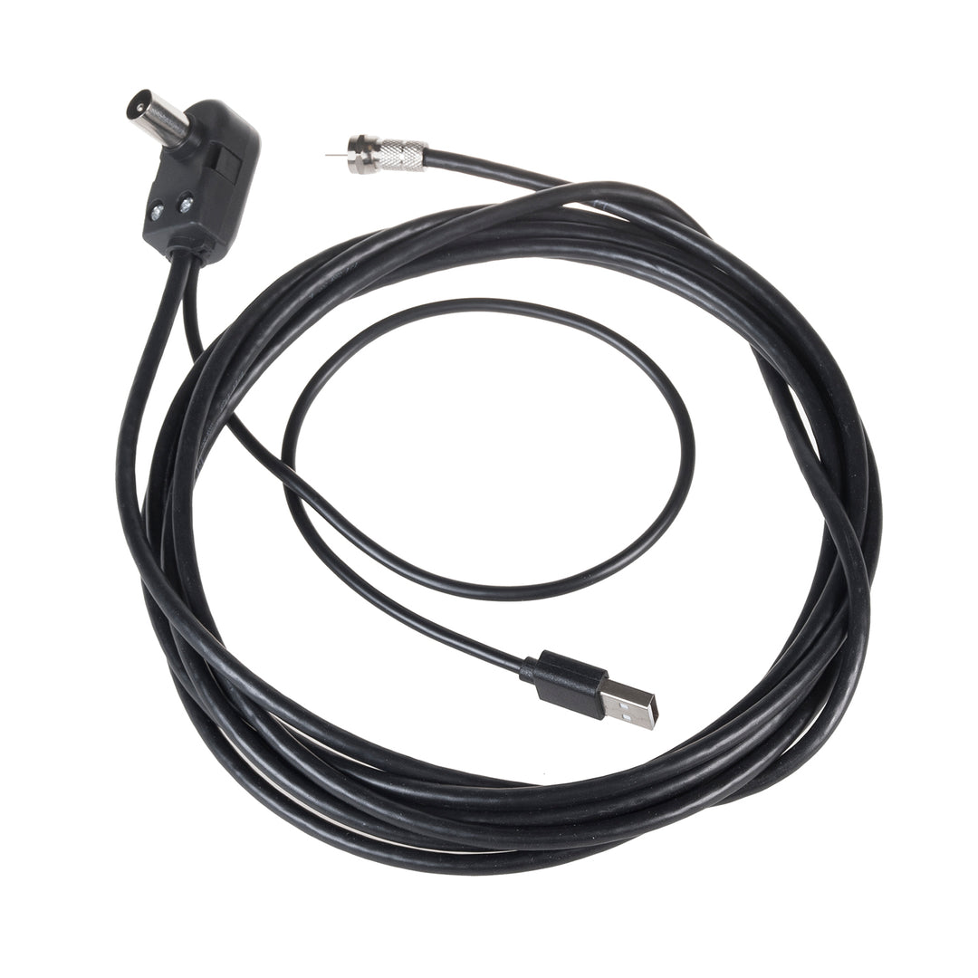 Maclean MCTV-945 Omnidirektionale Antenne Multidirektionale Außenantenne Aktive Fernseher-Antenne (Magnet - USB)