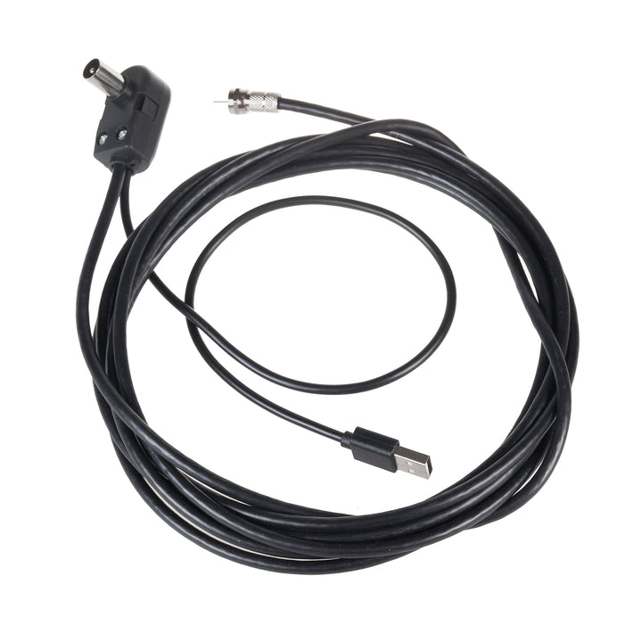 Maclean MCTV-945 Omnidirektionale Antenne Multidirektionale Außenantenne Aktive Fernseher-Antenne (Magnet - USB)