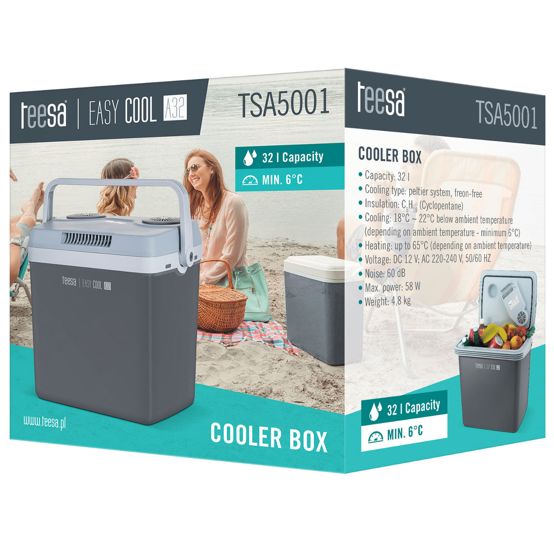 tragbarer Kühlschrank Kühlbox 230V  Kühltasche Heizbox