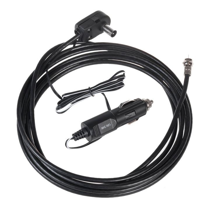 Maclean MCTV-945 Omnidirektionale Antenne Multidirektionale Außenantenne Aktive Fernseher-Antenne (Magnet - 12/24V)