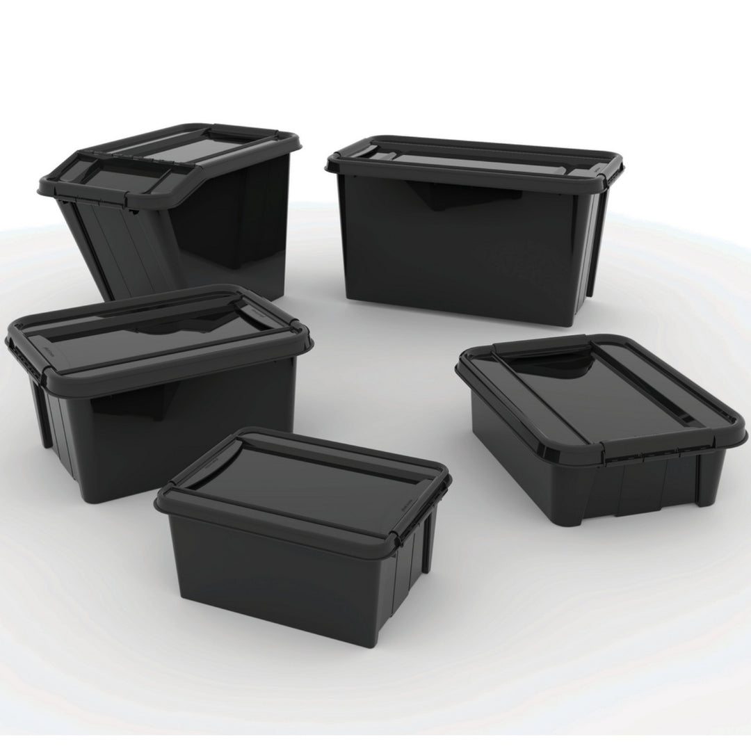 Aufbewahrungsbox mit Deckel PlastTeam ProBox Recycle QR