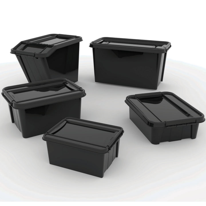 Aufbewahrungsbox mit Deckel PlastTeam ProBox Recycle QR
