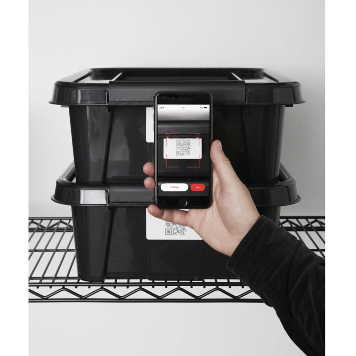Aufbewahrungsbox mit Deckel PlastTeam ProBox Recycle QR
