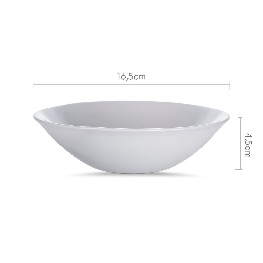 Luminarc Salatschüssel Durchmesser 16cm hygienisch und sicher im Gebrauch weiß