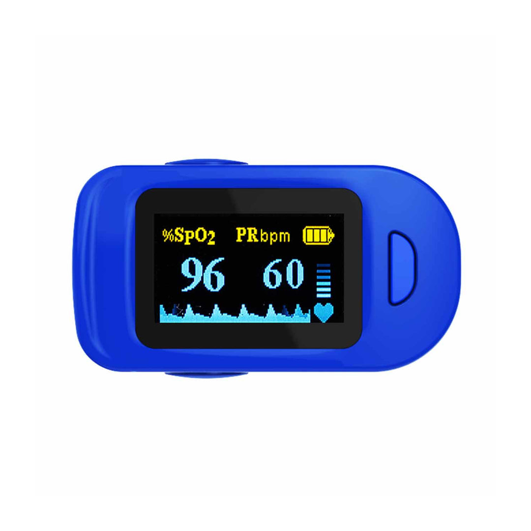 Tech-Med TM-PX30 Pulsoximeter, schwarzes OLED-Display
