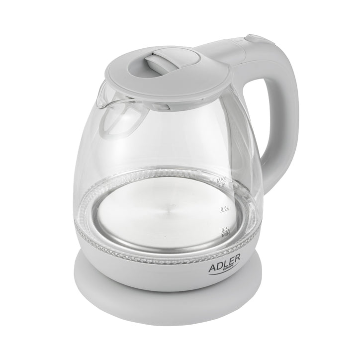 Elektrische LED beleuchteter  Wasserkocher 1.0L Adler AD 1283G