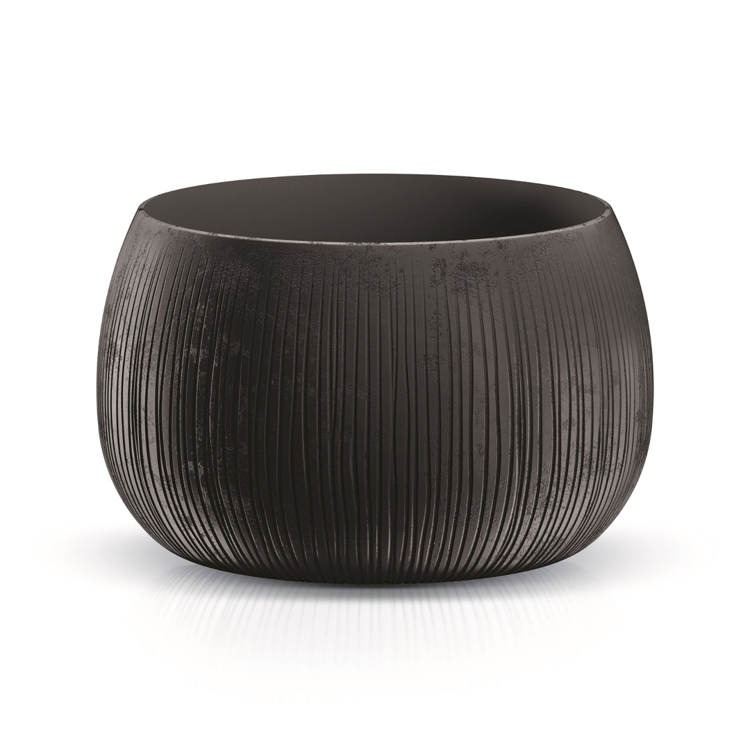 Betonschale DKB480-B411 Topf mit Einsatz - schwarze Farbe