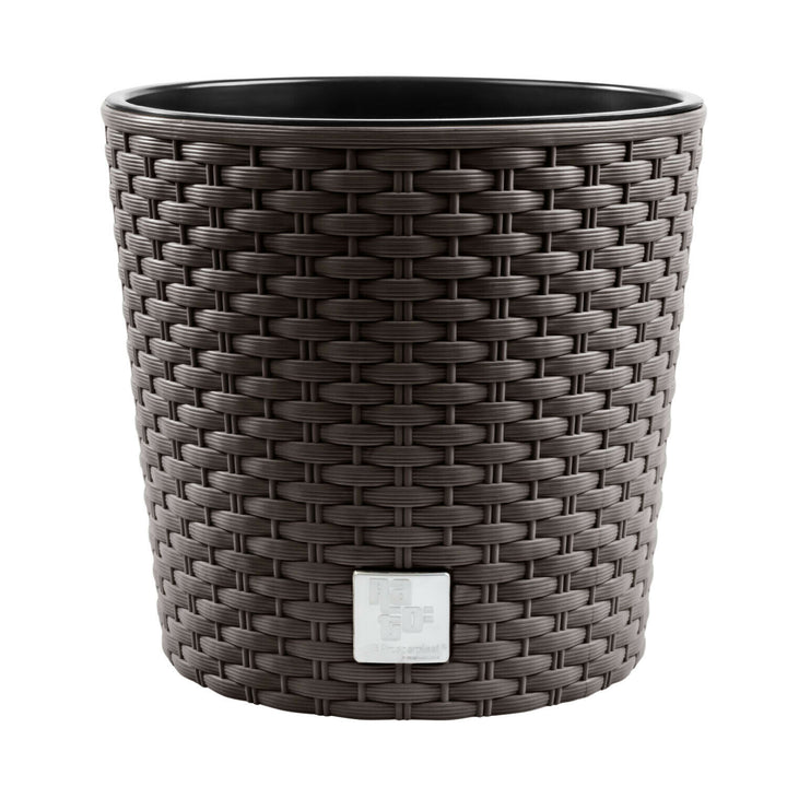 Blumentopf mit Einsatz Prosperplast Rato Round DRTUS250L-440U - Farbe umber