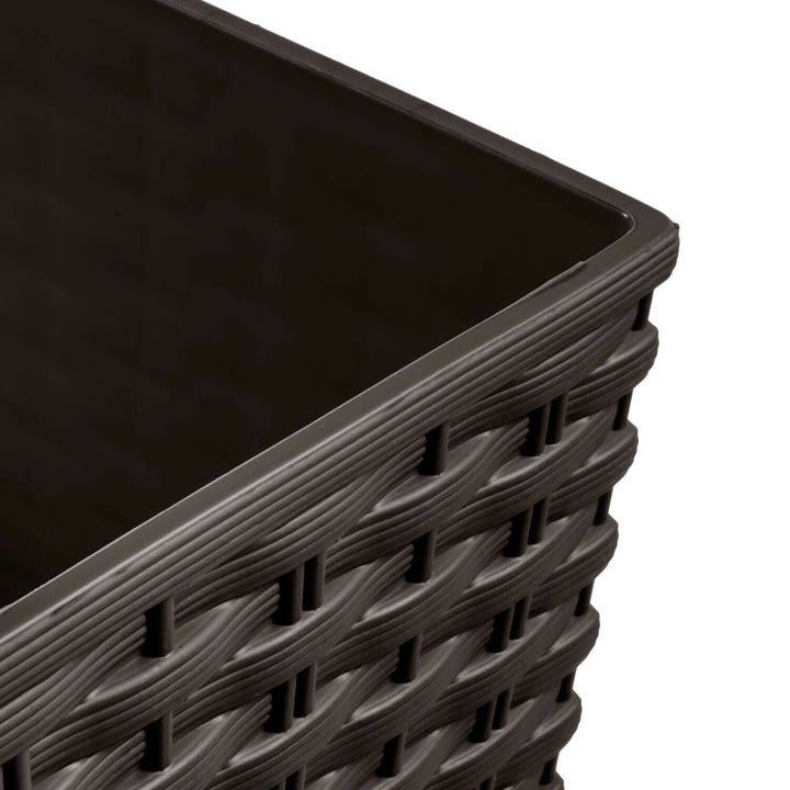 Blumentopf mit einem Beitrag Rato Low DRTS265L-440U - Farbe Umbra