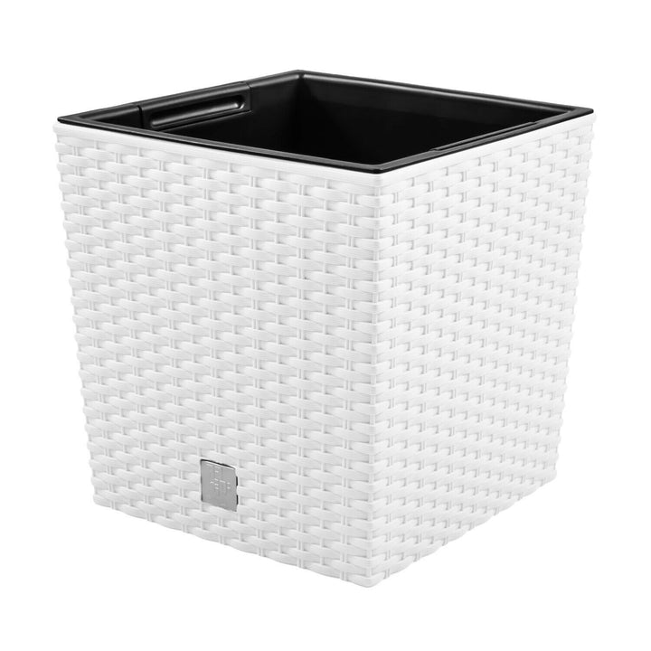 Blumentopf mit einem Beitrag Rato Low DRTS325L-S449 - in weiß
