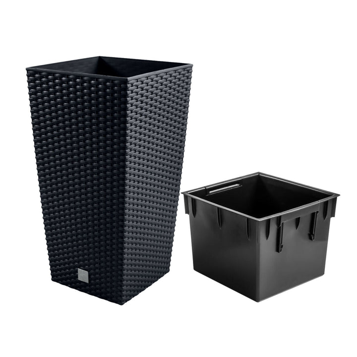 Blumentopf mit Einsatz Prosperplast Rato Square DRTS170-S433 - Anthrazit