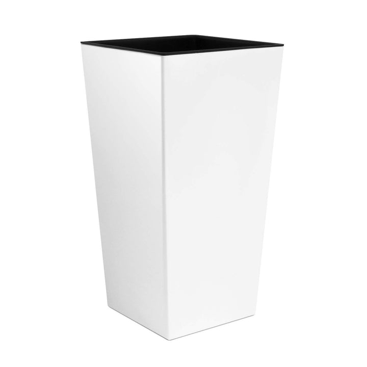 Blumentopf mit Einsatz Urbi Square DURS400-S449 - weiße Farbe