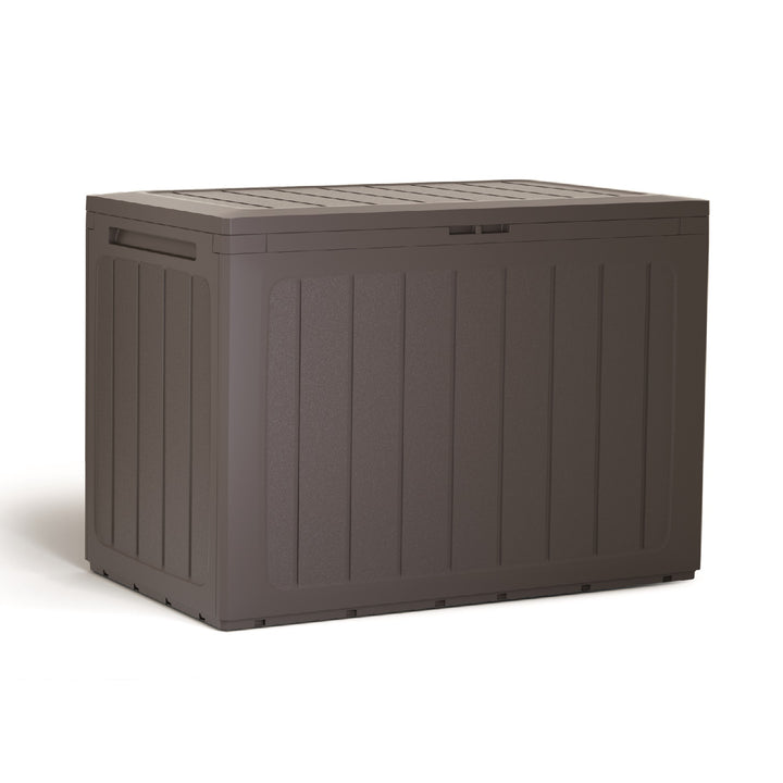 Boardebox Gartenbox Kissenbox Gartentruhe Verschließbar (190 Liter, Umbra)
