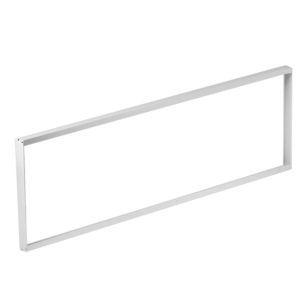 Aufbaurahmen für LED Panel 1195x295mm Deckenmontage Wandmontage Montageset Einbaukit Aluminium