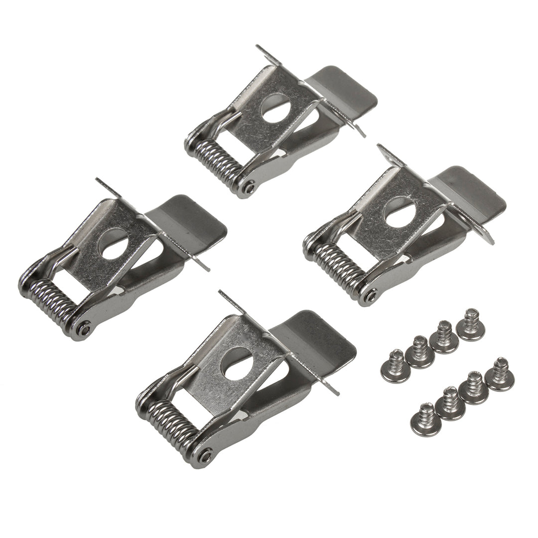 4x Federklemmen Montage-Set für LED Panel Befestigungsclips Montageset Einbaukit Befestigungsmaterial