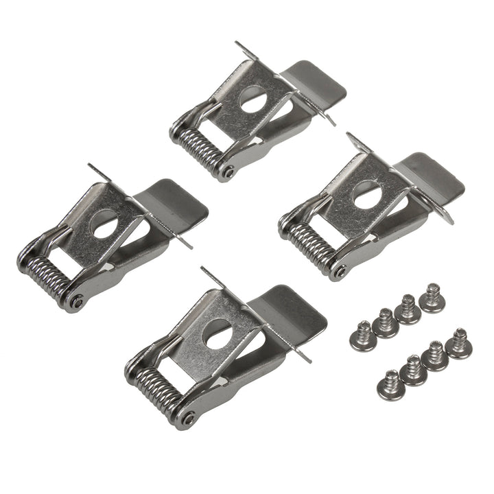 4x Federklemmen Montage-Set für LED Panel Befestigungsclips Montageset Einbaukit Befestigungsmaterial