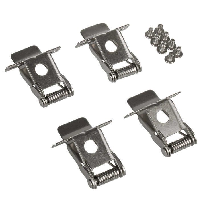 4x Federklemmen Montage-Set für LED Panel Befestigungsclips Montageset Einbaukit Befestigungsmaterial