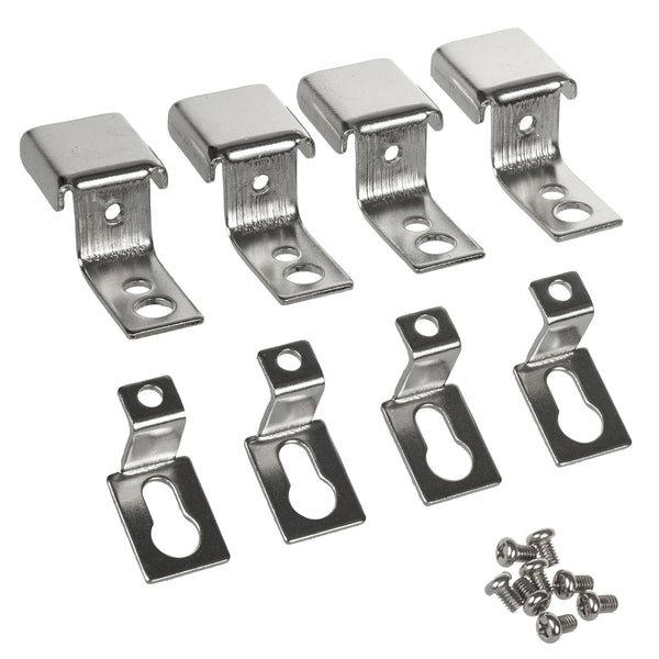 Z-Klammern Montageset für LED Panel Montageset Deckenmontage Einbaukit Befestigungsmaterial