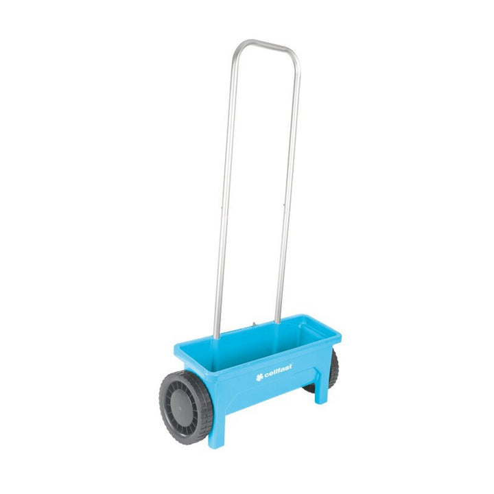Handstreuwagen Garten Streuwagen Universalstreuer 12 Liter Aluminium Streubreite 45cm