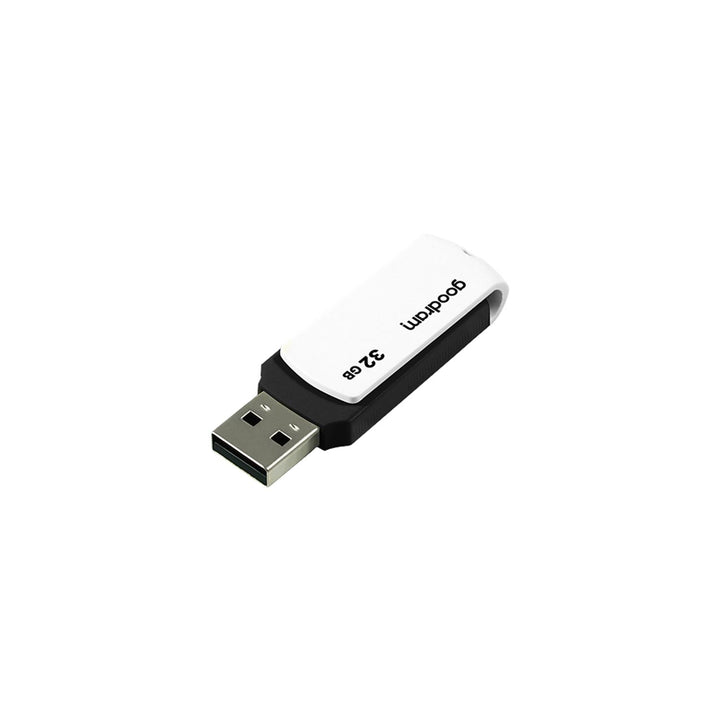 USB 2.0 USB 2.0 Flash-Laufwerk 32GB schwarz-weiß mit Goodram-Drehverschluss