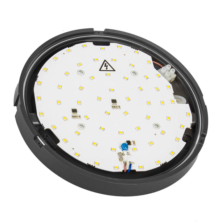 LED Wand- und Deckenleuchte Innen-/ Außenbeleuchtung 15W 1100LM IP54 4000K Neutralweiß (Grau, Rund)