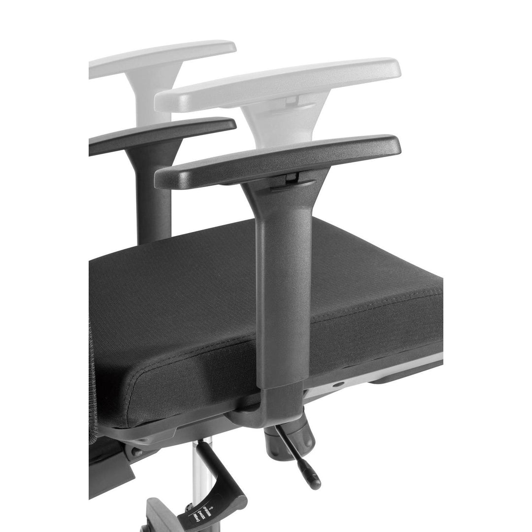 Ergonomischer Bürostuhl mit Rädern und Lordosenstütze Drehstuhl Höheverstellbar Neigungsfunktion der Rückenlehne Schreibtischstuhl bis 150kg Belastbar