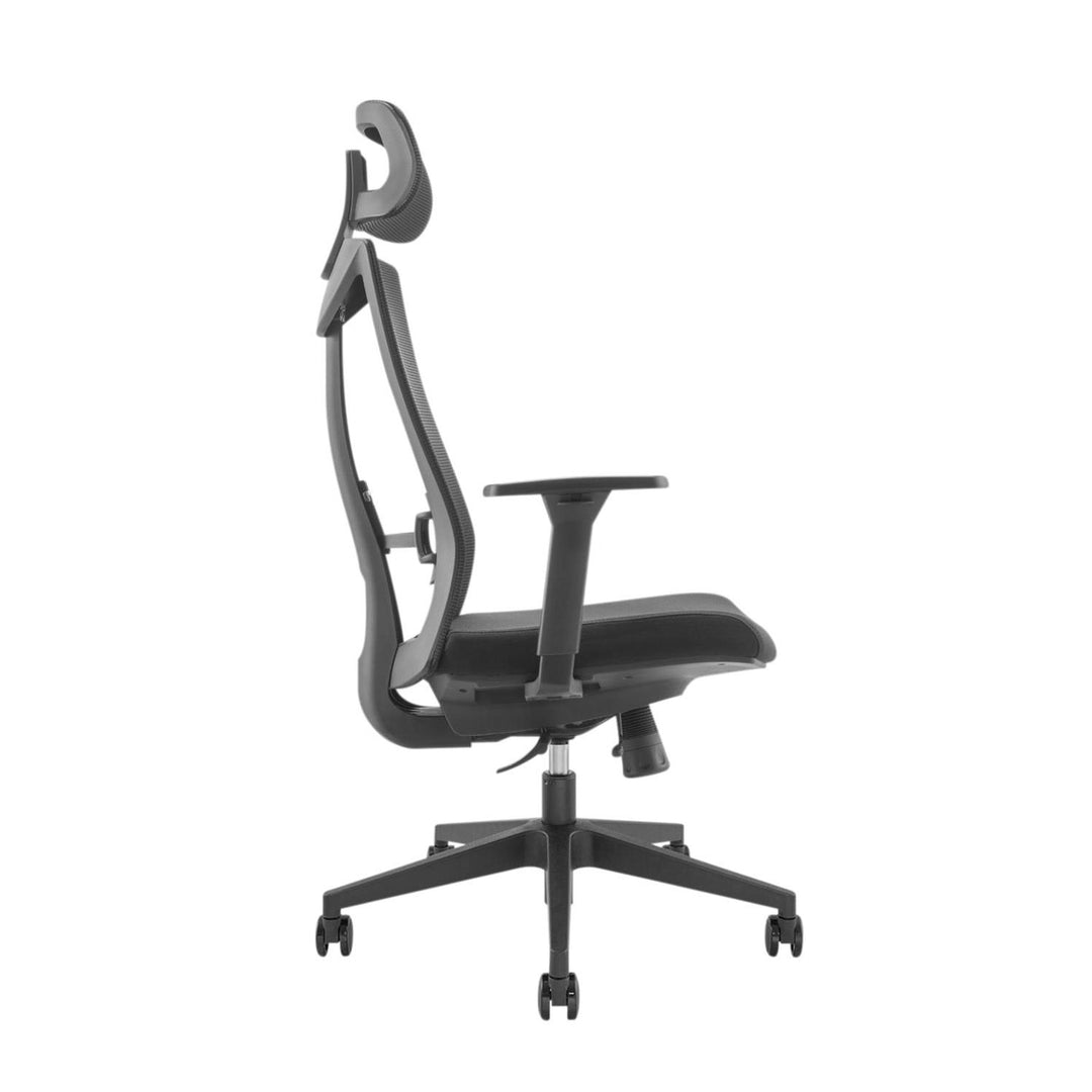 Ergonomischer Bürostuhl mit Rädern und Lordosenstütze Drehstuhl Höheverstellbar Neigungsfunktion der Rückenlehne Schreibtischstuhl bis 150kg Belastbar