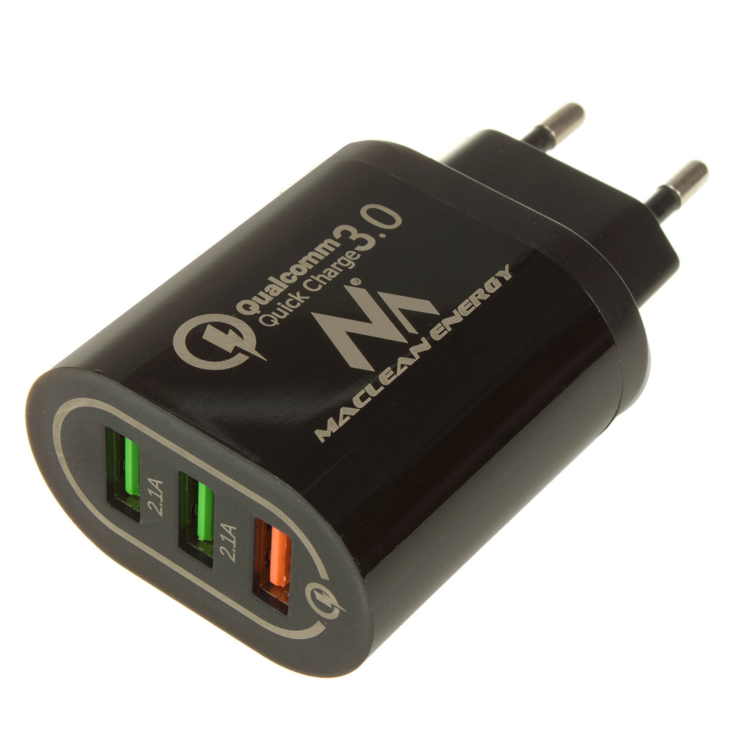 Maclean MCE479 mit Quick Charge 3.0 Schnellladefunktion