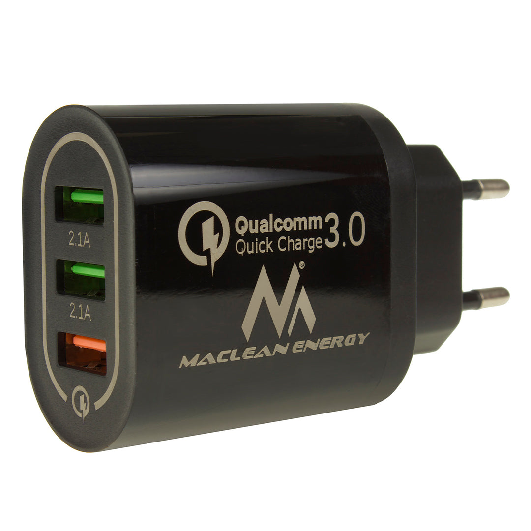 Maclean MCE479 mit Quick Charge 3.0 Schnellladefunktion