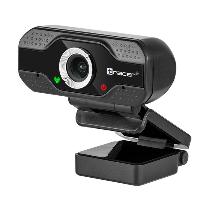 Tracer WEB007 USB Webcam mit Mikrofon FullHD 30 fps 120° Blickfeld Lichtkorrektur Home-Office Streaming Kamera …