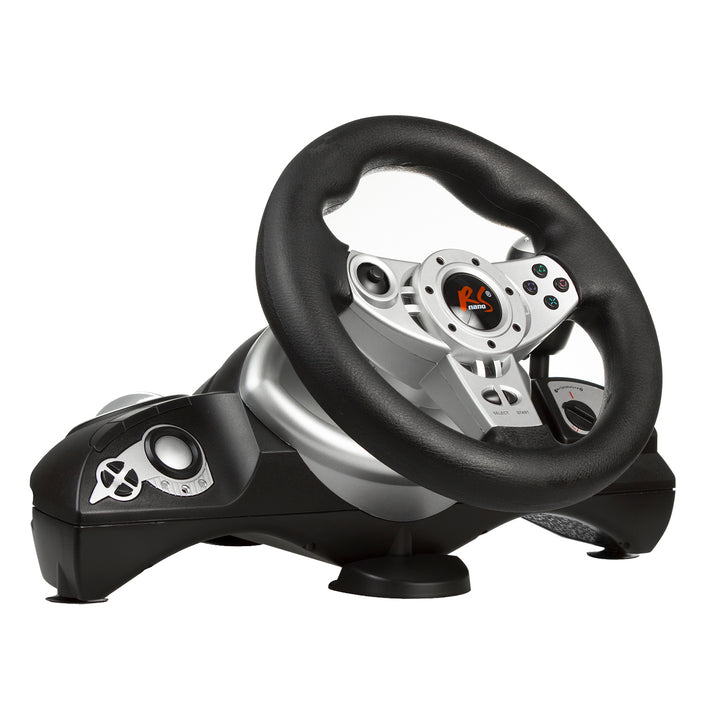 Gaming Rennlenkrad 270° Lenkbereich Ganghebel Gas- und Bremspedal Vibrationen 7 in 1 Lenkrad Kompatibel mit PS4 / PS3 / Xbox ONE / Xbox ONE S / PC (X-Input / D-Input) / Android