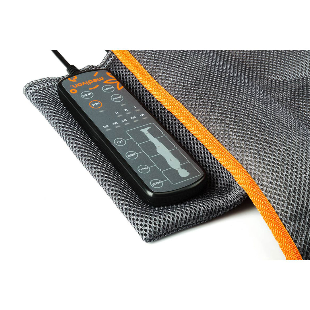Medivon Cosy Vibra Massagematte - 4 Massagezonen Fernbedienung Intuitiv