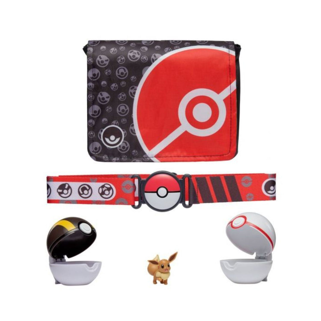 Pokemon Clip N Go Bandolier Set + Eevee Actionfigur Serie 1
