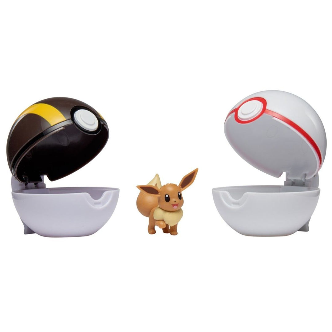Pokemon Clip N Go Bandolier Set + Eevee Actionfigur Serie 1